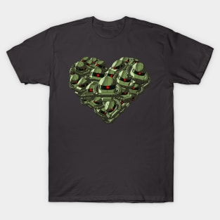 Mech Love Not War (Green Edition) T-Shirt